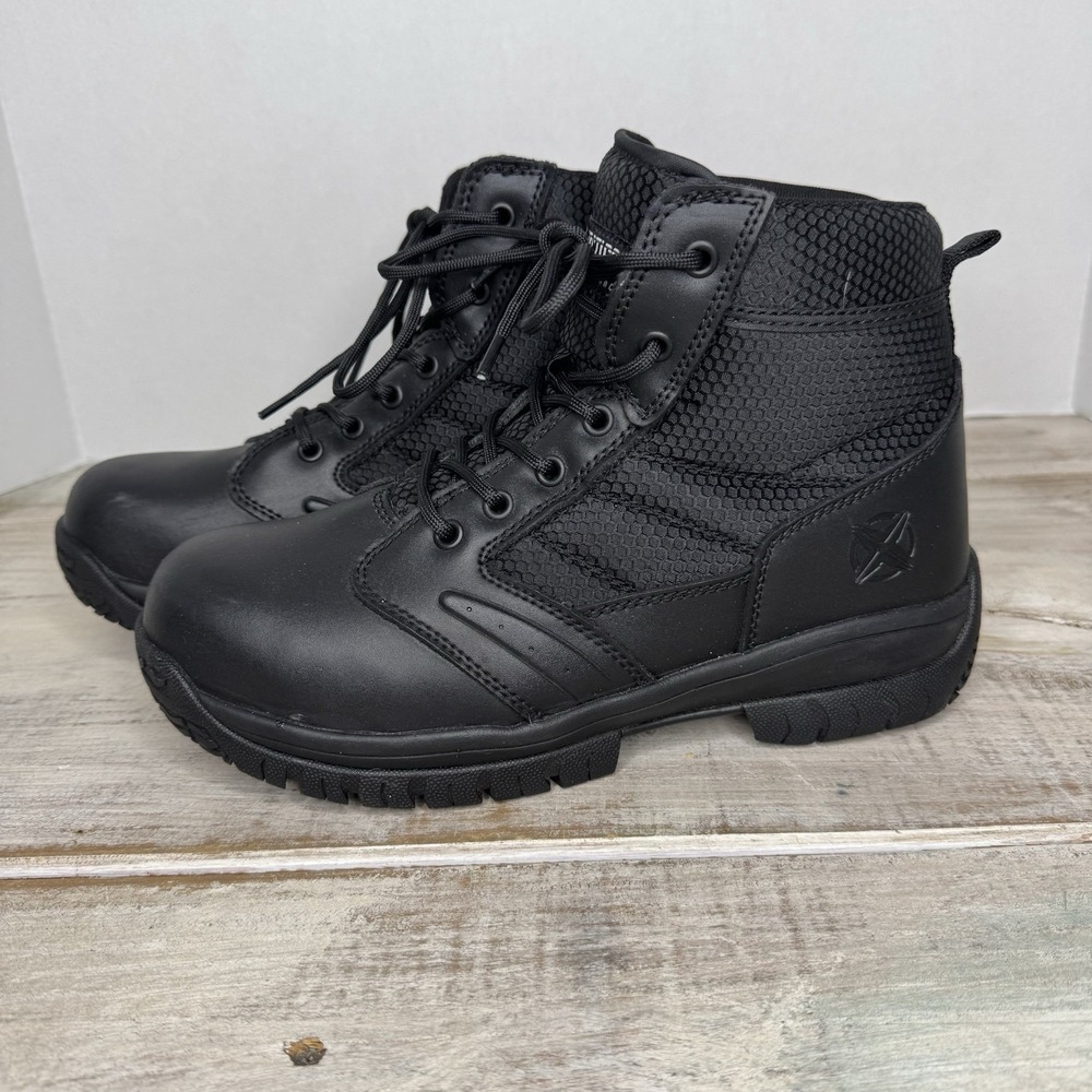 Men's Black Tactical Performance Hawk 5" ST Steel Toe Boot Size‎ 7.5 EUC